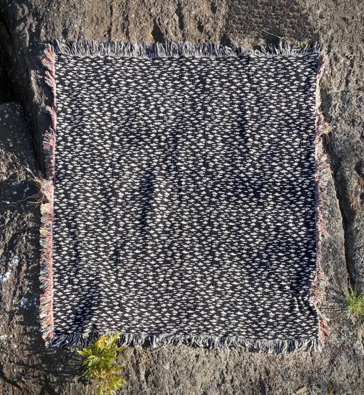 Marsh Pattern Map Blanket