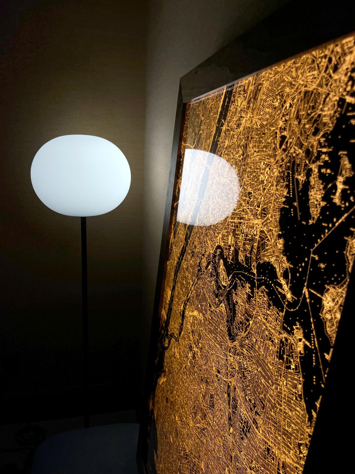 Backlit New York City Map — photo 8
