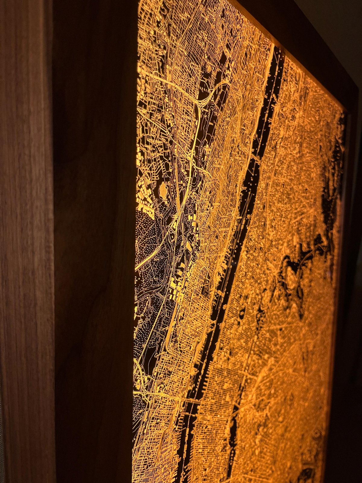 Backlit New York City Map — photo 9