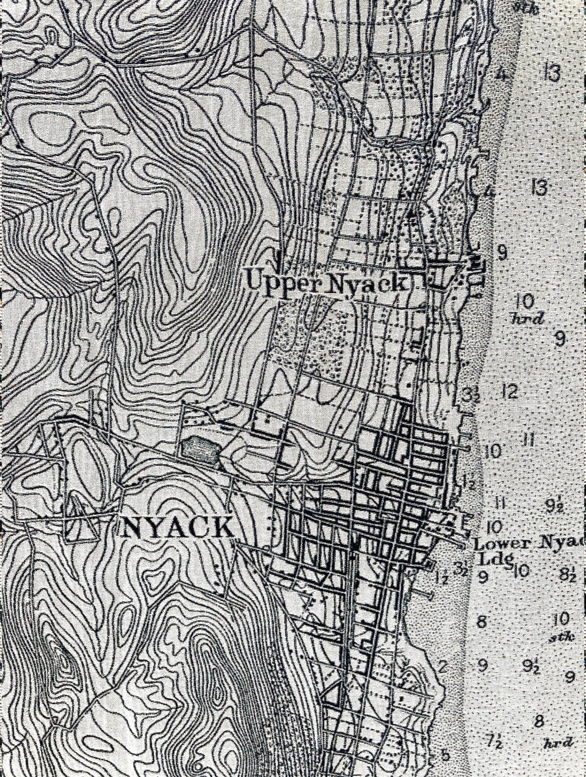 Nyack, New York Map Blanket — photo 5