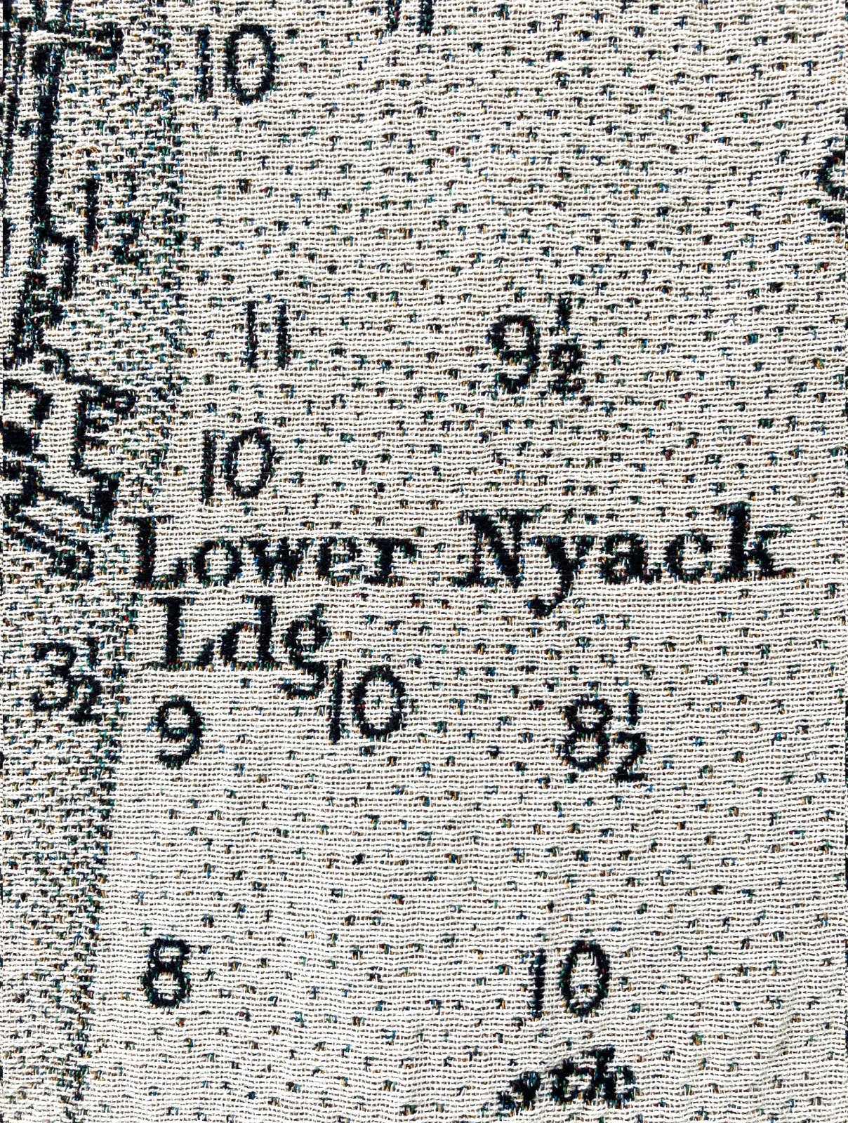 Nyack, New York Map Blanket — photo 7