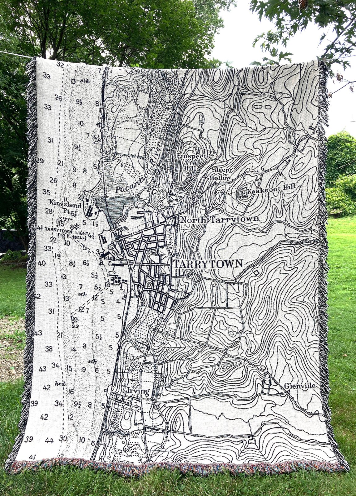 Tarrytown, NY Map Blanket, photo 1 of 10