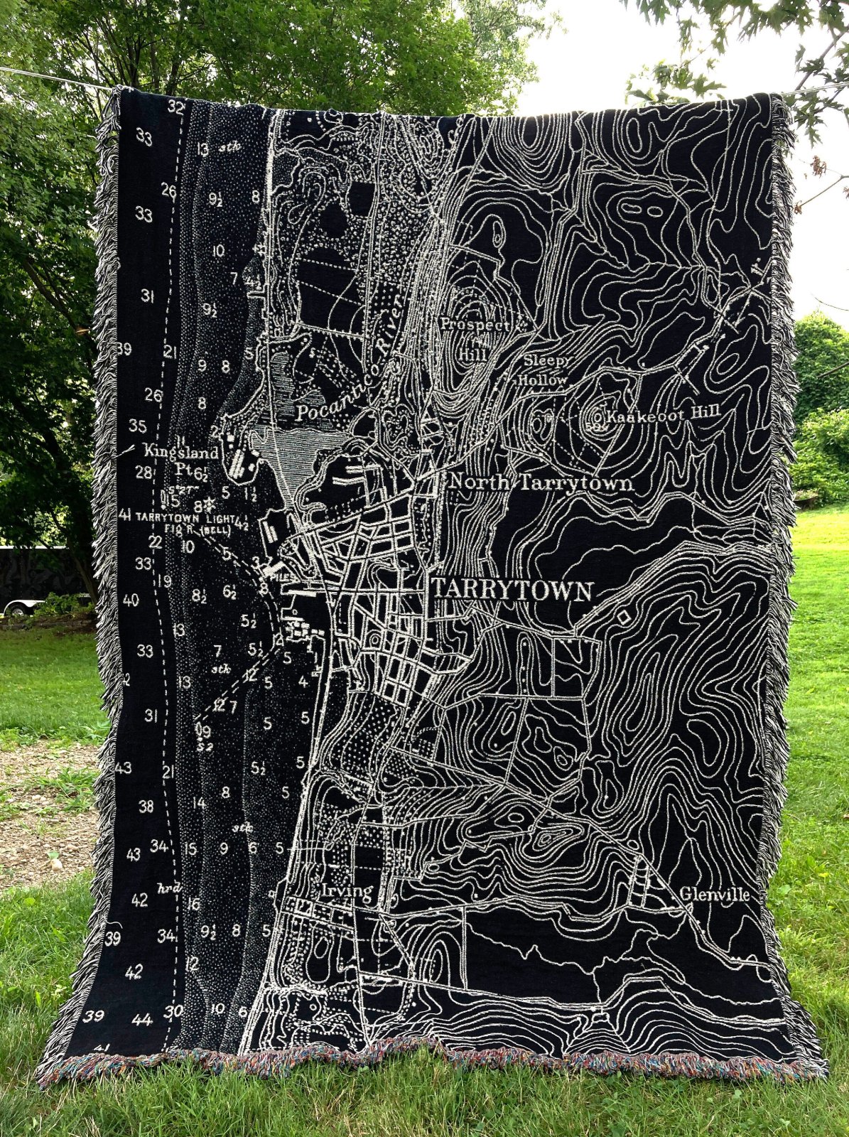 Tarrytown, NY Map Blanket, photo 3 of 10