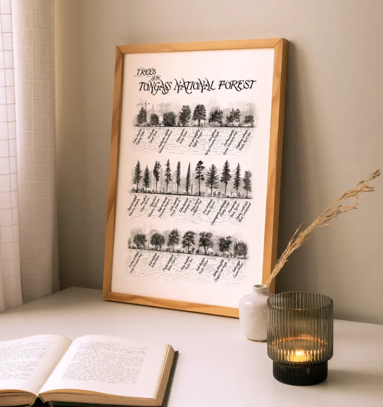 Trees of the Tongas National Forest Print