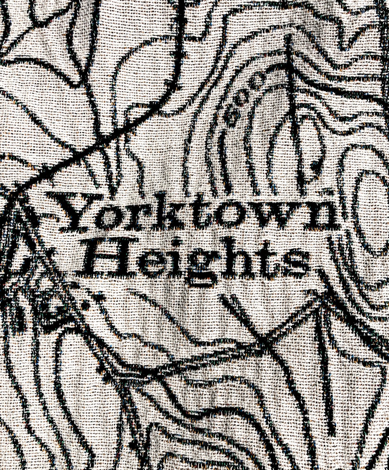 Yorktown Heights, NY Map Blanket ca. 1890, photo 1 of 10